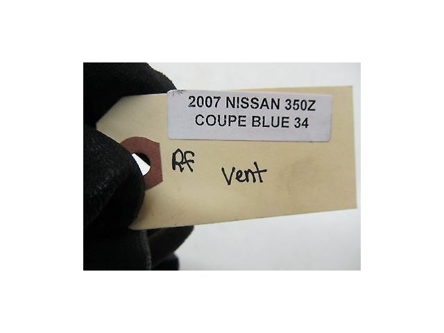 2006-2008 NISSAN 350Z COUPE OEM RIGHT FRONT PASSENGER'S DASHBOARD DASH AIR VENT