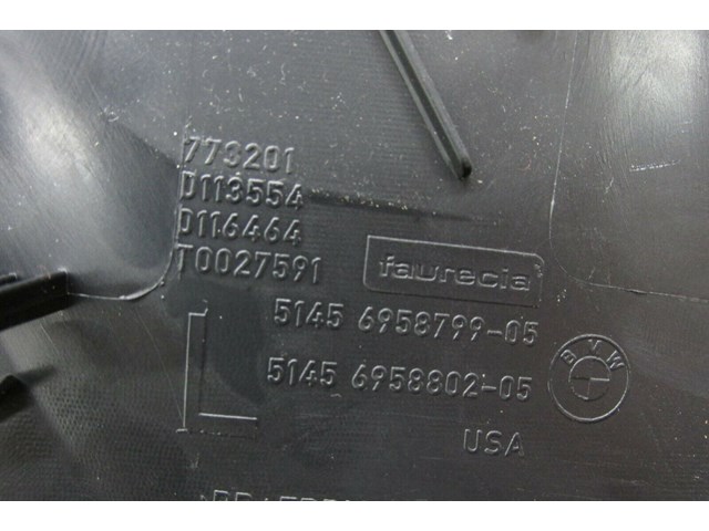  2007-2010 BMW X5 E70 OEM LEFT FRONT DASH END COVER 