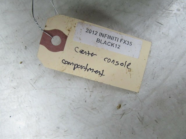 2009-2016 INFINITI FX35 QX70 OEM CENTER DASH UNDER ARM REST COMPARTMENT CUBBY