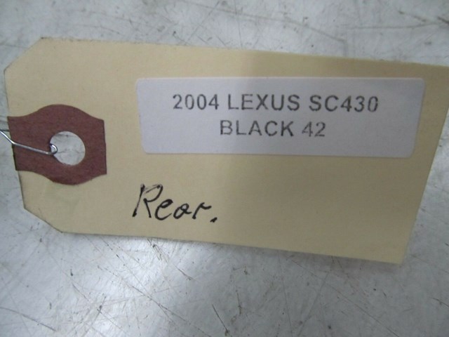  2002-2006 LEXUS SC430 OEM REAR BACK SEAT BACKBOARD COVER TRIM PANEL