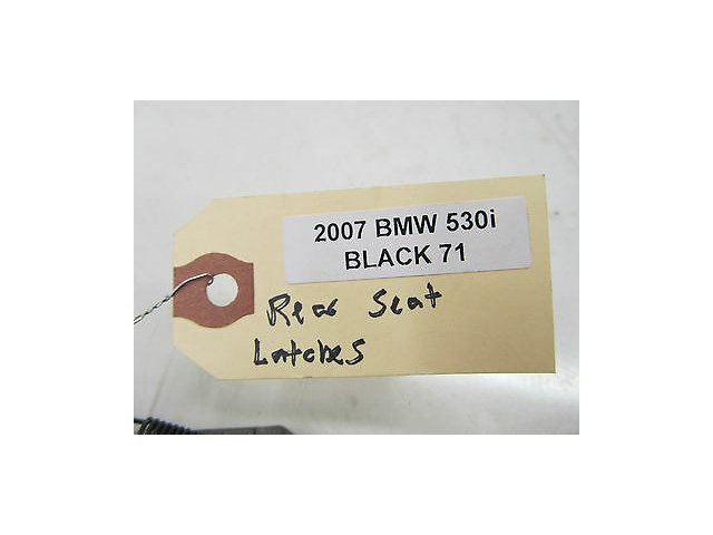 2006-2007 BMW 530I E60 OEM REAR BACK SEAT BASIS LOCK LATCH SET 2 LEFT AND RIGHT 