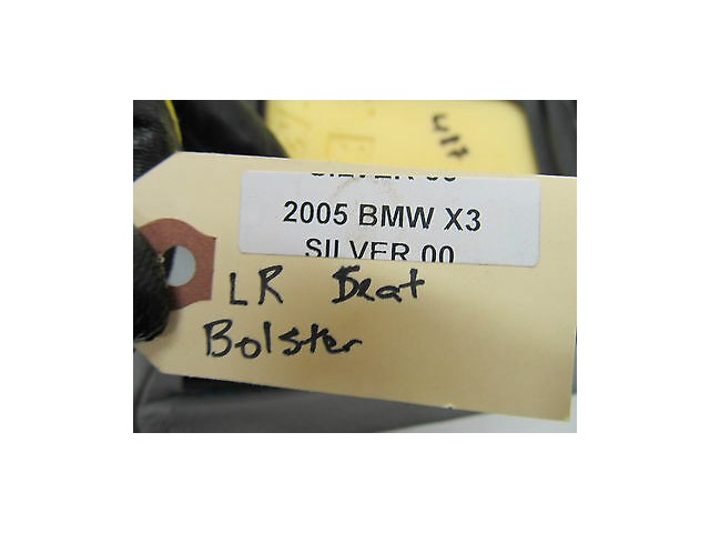 2004-2006 BMW X3 E83 OEM LEFT REAR BACK SEAT SIDE BOLSTER CUSHION GRAY LEATHER