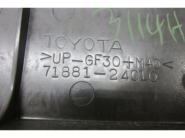 2002-2010 LEXUS SC430 Z40 OEM REAR BACK SEAT BACKBOARD COVER TRIM PANEL