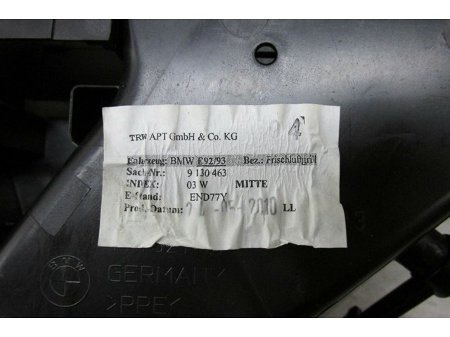  2009-2013 BMW 328i E93 E92 LCI OEM CENTER DASH DUAL AIR VENT 