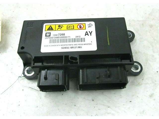 2013-2017 CADILLAC XTS OEM CENTER DASH AIRBAG CONTROL MODULE 13587268