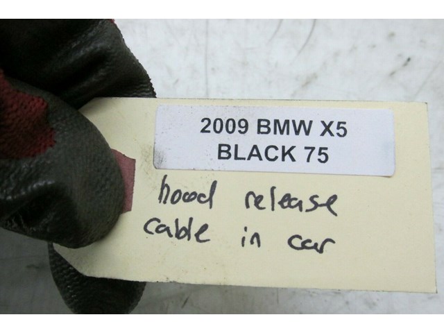 2007-2010 BMW X5 E70 OEM HOOD RELEASE CABLE IN CAR 