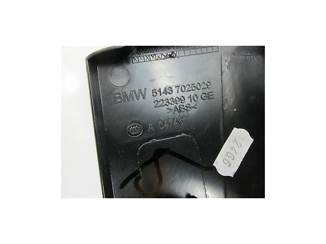  2008-2010 BMW 528xi 535i E60 OEM LEFT FRONT SIDE KICK PANEL HOOD RELEASE TRIM