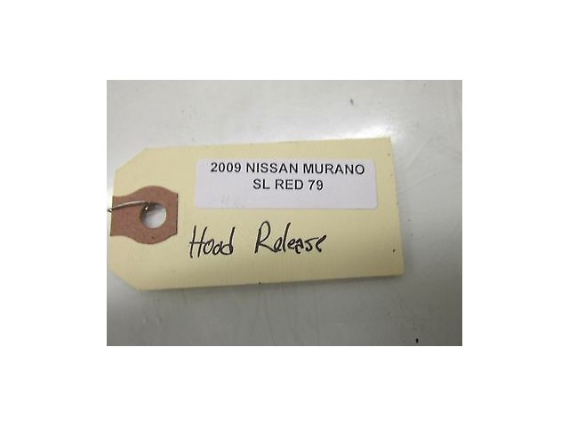 2009-2012 NISSAN MURANO SL OEM LEFT FRONT HOOD RELEASE HANDLE 