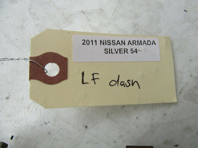 2008-2015 NISSAN ARMADA OEM LEFT FRONT DASH DASHBOARD TRIM WOOD GRAIN LOOK