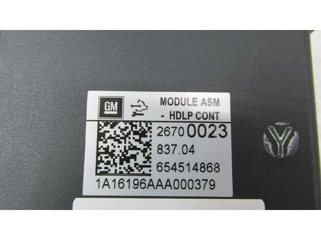 2017-2019 BUICK LACROSSE OEM HEADLIGHT LAMP CONTROL MODULE 26700023 