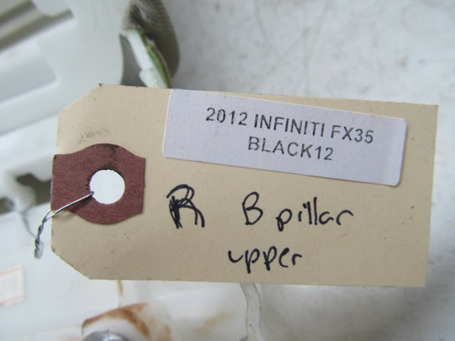 2009-2012 INFINITI FX35 OEM RIGHT B PILLAR UPPER TRIM COVER PANEL 