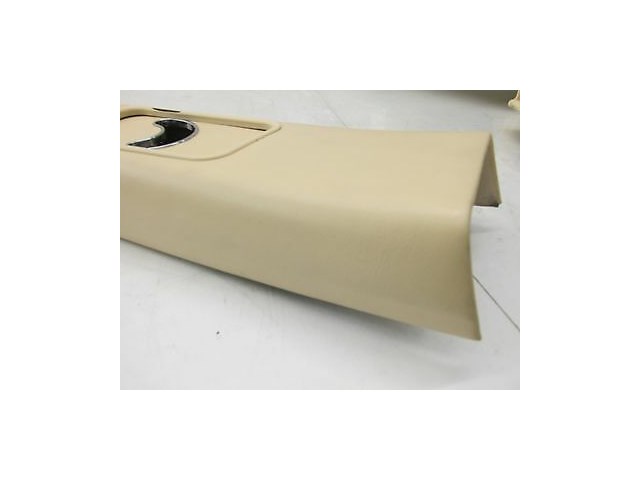 1998-2004 BENTLEY ARNAGE OEM LEFT SIDE UPPER B PILLAR COVER TRIM BARLEY LEATHER 