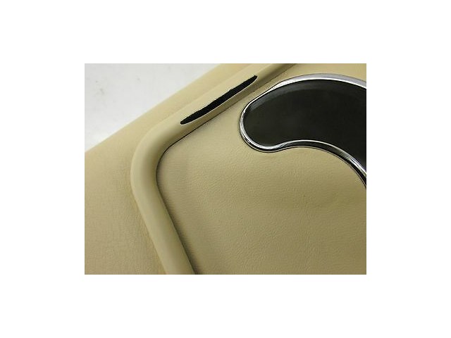 1998-2004 BENTLEY ARNAGE OEM LEFT SIDE UPPER B PILLAR COVER TRIM BARLEY LEATHER 