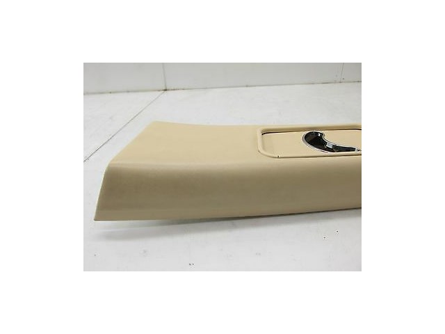 1998-2004 BENTLEY ARNAGE OEM LEFT SIDE UPPER B PILLAR COVER TRIM BARLEY LEATHER 