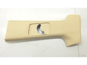 1998-2004 BENTLEY ARNAGE OEM LEFT SIDE UPPER B PILLAR COVER TRIM BARLEY LEATHER 