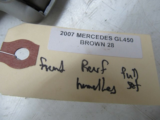 2007-2012 MERCEDES GL450 X164 OEM TOP OVERHEAD ROOF GRIP HANDLES SET 