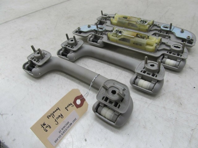 2007-2012 MERCEDES GL450 X164 OEM TOP OVERHEAD ROOF GRIP HANDLES SET 