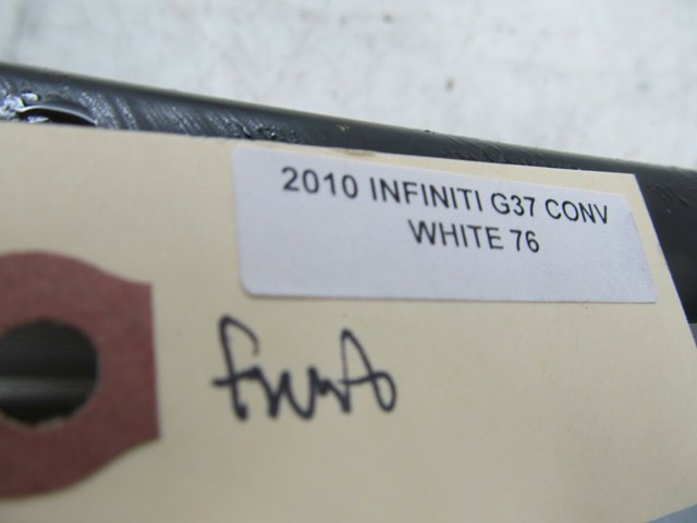 2009-2013 INFINITI G37 CONVERTIBLE OEM FRONT ROOF HARDTOP 09936