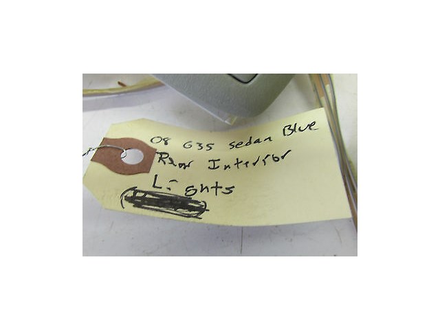 2007-2008 INFINITI G35 SEDAN RWD OEM REAR INTERIOR ROOF LIGHTS 