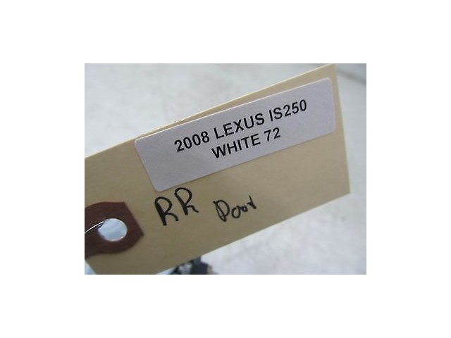 2006-2010 LEXUS IS250 XE20 OEM RIGHT REAR PASSENGER SIDE DOOR WINDOW MOTOR