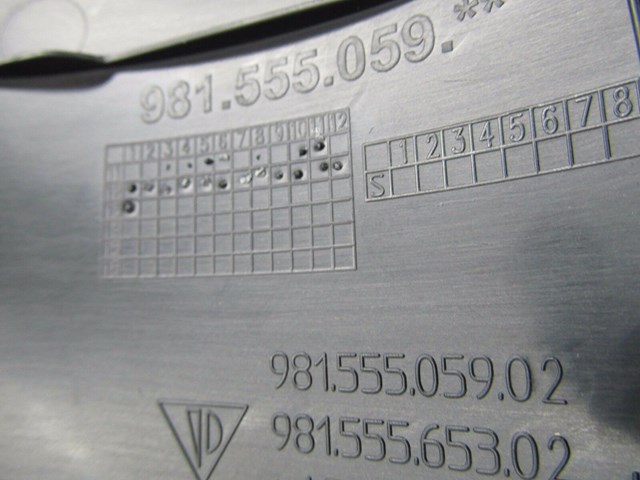 2013-2015 PORSCHE BOXSTER 981 OEM INTERIOR ROOF TRIM COVER PANEL SET 98155505902