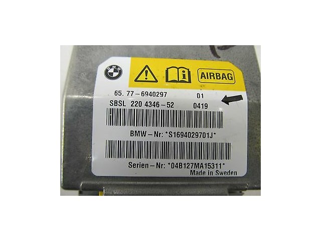 2004-2005 BMW 525i 530i E60 OEM LEFT FRONT AIRBAG CONTROL MODULE 65776940297