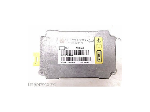 2006-2008 BMW 750LI E66 E65 OEM AIRBAG CONTROL MODULE COMPUTER 6970889