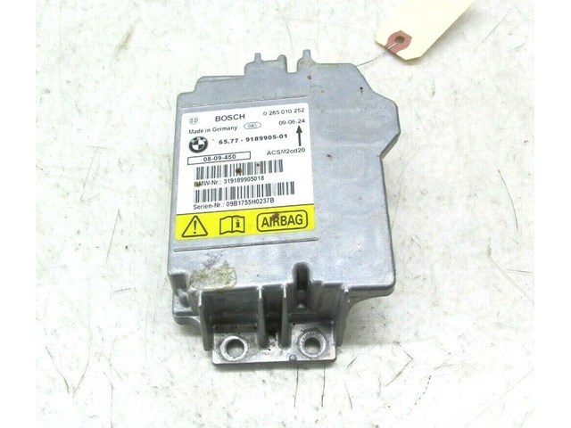  BMW X5 E70 OEM CENTER CONSOLE AIRBAG CONTROL MODULE COMPUTER 