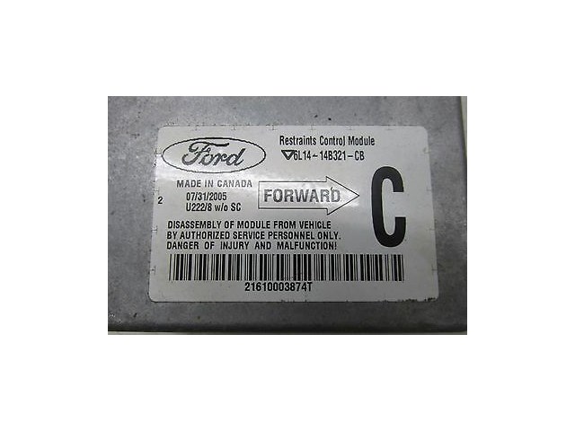 2003-2006 FORD EXPEDITION OEM FRONT CENTER CONSOLE AIRBAG CONTROL MODULE