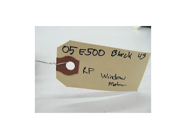 2003-2006 MERCEDES BENZ E500 W211 OEM RIGHT FRONT PASSENGER SIDE WINDOW MOTOR