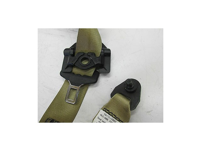 2002-2004 BMW 745LI E66 OEM RIGHT PASSENGER FRONT SEAT SAFETY BELT SEATBELT TAN