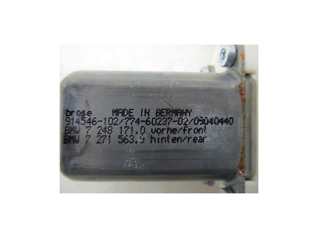 2011-2013 BMW 550i 535i F10 OEM LEFT REAR DOOR WINDOW MOTOR 7271563