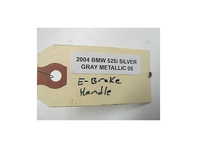 2004-2005 BMW 525i 530i E60 OEM EMERGENCY E BRAKE HANDLE W/ LEATHER BOOT