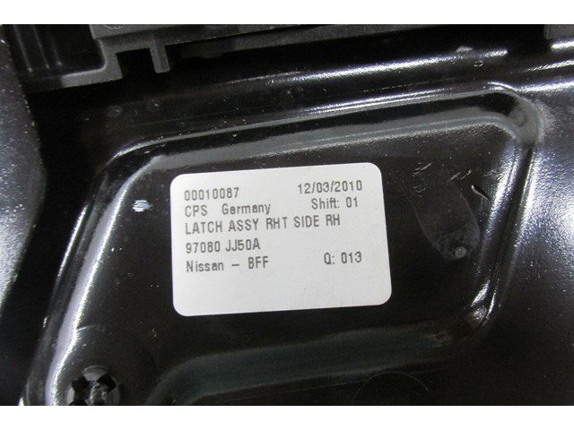 2009-2013 INFINITI G37 CONVERTIBLE OEM RIGHT FRONT ROOF CATCH LATCH 97080JJ50A