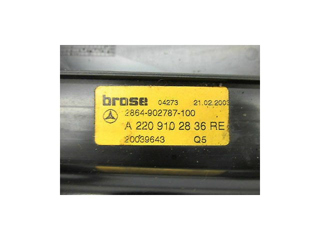 2003-2006 MERCEDES BENZ S55 AMG W220 OEM RIGHT FRONT ELECTRONIC SEAT TRACK