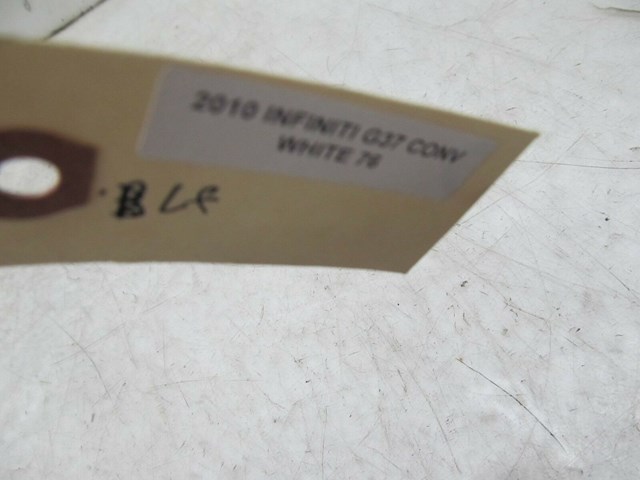 2009-2013 INFINITI G37 CONVERTIBLE OEM LEFT FRONT DRIVER SIDE SPEEDOMETER TRIM 