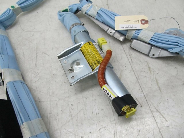   2001-2006 LEXUS LS430 OEM LEFT DRIVER SIDE ROOF CURTAIN AIRBAG INFLATOR