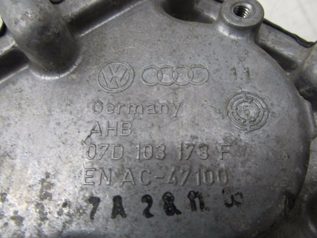 2004-2008 AUDI A8L OEM OEM W12 6.0 ENGINE CRANKSHAFT TIMING COVER PLATE 