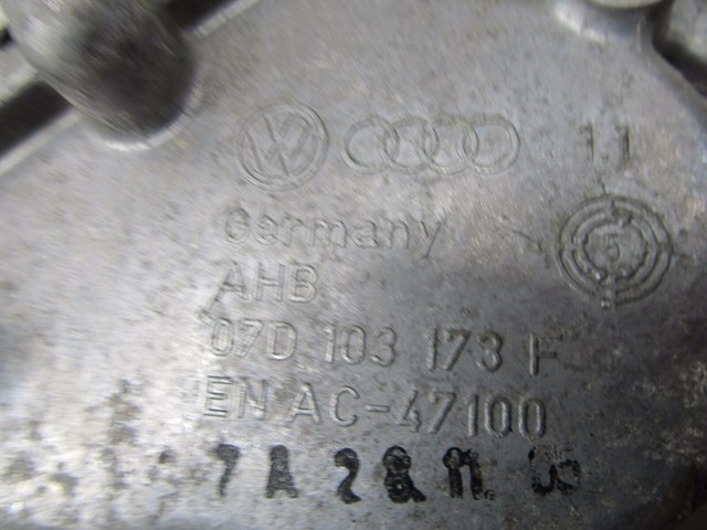 2004-2008 AUDI A8L OEM OEM W12 6.0 ENGINE CRANKSHAFT TIMING COVER PLATE 