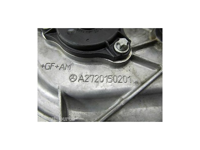 2010-2013 MERCEDES E350 W212 OEM LEFT FRONT TIMING COVER WITH CAMSHAFT SENSORS