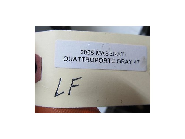 2004-2008 MASERATI QUATTROPORTE M139 OEM LEFT FRONT DRIVER SEAT TRACK FRAME RAIL