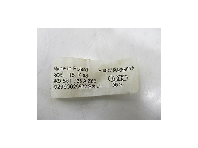 2008-2012 AUDI A4 AVANT WAGON B8 OEM REARWARD TRUNK CARGO PARTITION BRACKETS