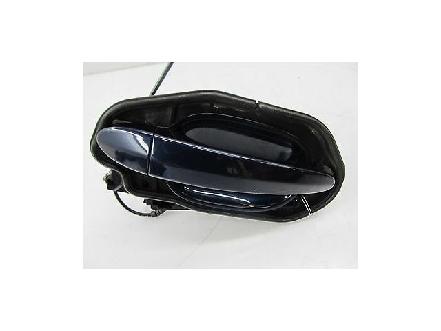 2006-2007 BMW 530XI WAGON E61 OEM LEFT REAR EXTERIOR DOOR HANDLE W/ CARRIER BLUE