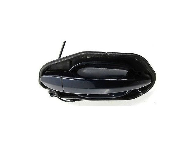 2006-2007 BMW 530XI WAGON E61 OEM LEFT REAR EXTERIOR DOOR HANDLE W/ CARRIER BLUE