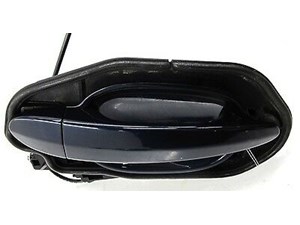 2006-2007 BMW 530XI WAGON E61 OEM LEFT REAR EXTERIOR DOOR HANDLE W/ CARRIER BLUE