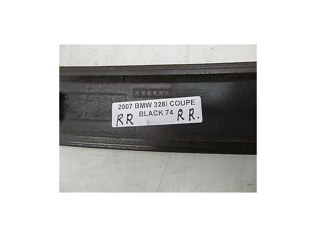 2007-2010 BMW 328I E92 COUPE OEM RIGHT REAR QUARTER PANEL INTERIOR WOOD TRIM 