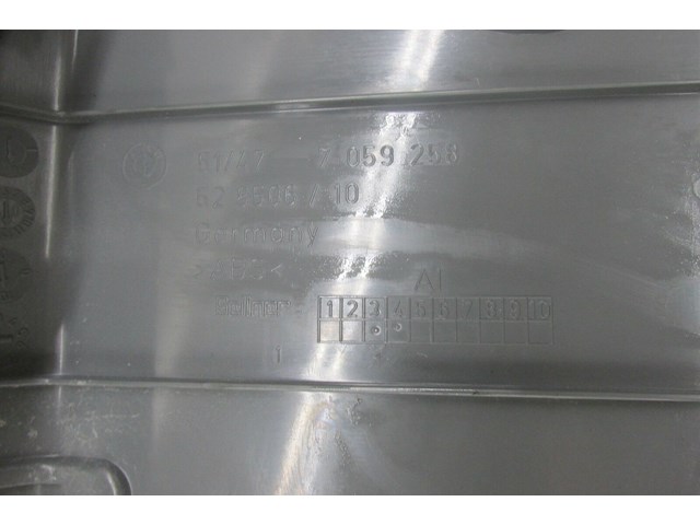 2007-2010 BMW 328xi E90 OEM REAR TRUNK LOWER SCUFF SILL TRIM PANEL