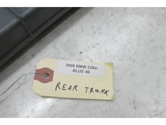 2007-2010 BMW 328xi E90 OEM REAR TRUNK LOWER SCUFF SILL TRIM PANEL