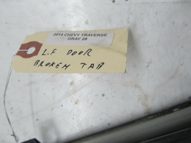 2013-2017 CHEVY TRAVERSE OEM LEFT FRONT DOOR BELT MOUNDING WINDOW TRIM