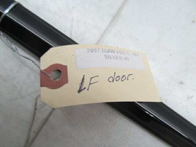 2006-2010 BMW 650i E64 E63 OEM LEFT FRONT DRIVER WINDOW BELT MOLDING TRIM 